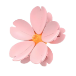 Pink cherry blossom sealed fridge magnet, set of five